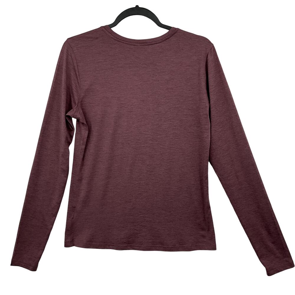 Vuori Long Sleeve Lux Crew Top Womens Medium Purple Broadmoor Racquet Club - Picture 3 of 11